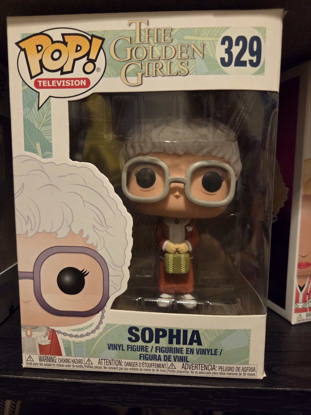 Funko Pop! Television The Golden Girls #329 Sophia - White Hair, Orange Outfit